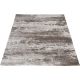 Tapis vintage rayé lavable en machine anthracite Igual