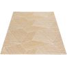 Tapis moderne plat graphique lavable en machine Cancoun