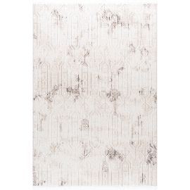 Tapis design avec franges ethnique doux Cleo