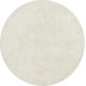 Tapis rond en laine lavable en machine uni Silhouettes