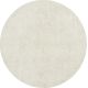 Tapis rond en laine lavable en machine uni Silhouettes