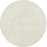 Tapis rond en laine lavable en machine uni Silhouettes