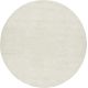 Tapis rond en laine lavable en machine uni Silhouettes