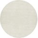 Tapis rond en laine lavable en machine uni Silhouettes