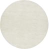 Tapis rond en laine lavable en machine uni Silhouettes