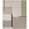 Tapis laine et coton moderne graphique Lacis