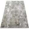 Tapis moderne abstrait poils ras avec franges Pietra