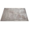 Tapis abstrait design avec franges poils ras Arone