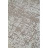 Tapis abstrait design avec franges poils ras Arone