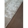 Tapis abstrait design avec franges poils ras Arone