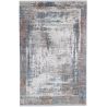 Tapis abstrait design avec franges poils ras Arone