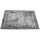 Tapis abstrait design avec franges poils ras Arone