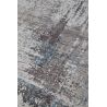 Tapis abstrait design avec franges poils ras Arone