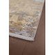 Tapis abstrait moderne poils ras avec franges Malone