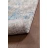 Tapis abstrait moderne poils ras avec franges Malone