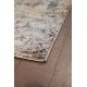 Tapis abstrait moderne rectangle avec franges Lyz