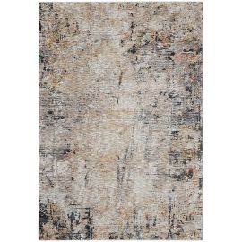 Tapis moderne avec franges rectangle abstrait Justine