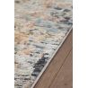 Tapis moderne avec franges rectangle abstrait Justine