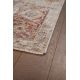 Tapis vintage avec franges poils ras rayé Yomout