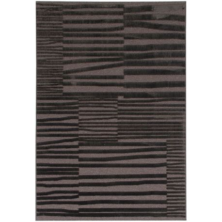 Tapis moderne laine et viscose effet 3D abstrait Indiana