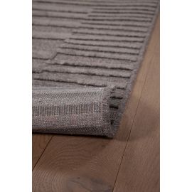 Tapis moderne laine et viscose effet 3D abstrait Indiana