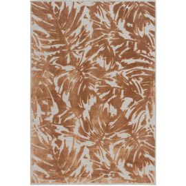 Tapis floral effet 3D laine et viscose design Alyne