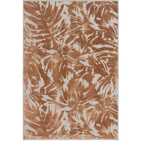 Tapis floral effet 3D laine et viscose design Alyne