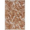 Tapis floral effet 3D laine et viscose design Alyne