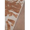 Tapis floral effet 3D laine et viscose design Alyne