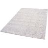 Tapis vintage rayé rectangle courtes mèches Folk