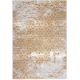 Tapis vintage rayé rectangle courtes mèches Folk