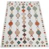 Tapis berbère ethnique multicolore rectangle Medina