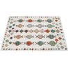 Tapis berbère ethnique multicolore rectangle Medina