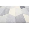 Tapis design courtes mèches géométrique Tjuval