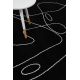 Tapis abstrait courtes mèches design Lasso