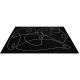 Tapis abstrait courtes mèches design Lasso