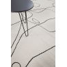 Tapis abstrait courtes mèches design Lasso