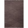 Tapis effet courbe moderne poils ras Vague