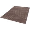 Tapis effet courbe moderne poils ras Vague