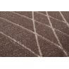 Tapis effet courbe moderne poils ras Vague