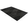 Tapis effet courbe moderne poils ras Vague