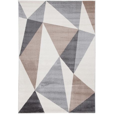 Tapis graphique rectangle moderne Bergama