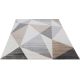 Tapis graphique rectangle moderne Bergama