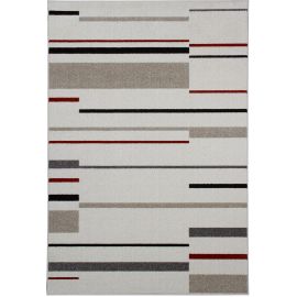 Tapis gris moderne courtes mèches Break