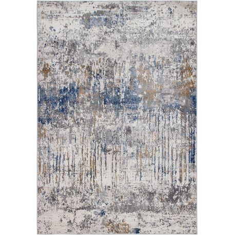 Tapis moderne rectangle abstrait poils ras Tweeds