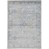 Tapis vintage rayé viscose effet soie Bosse