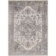 Tapis vintage rectangle rayé beige Gobi