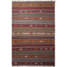 Tapis à franges en laine multicolore Jaipur Esprit Home