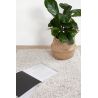 Tapis recyclé uni longues mèches design Whisper