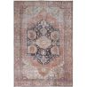 Tapis plat rayé vintage rectangle Amir